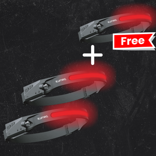 Lumeo Pro RED Premium Headlamp B2G1F