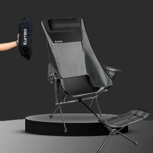 Lumeo QuickFold High-Back Chair With Foot Rest