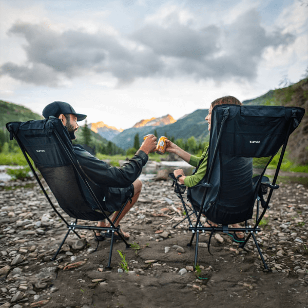 Lumeo QuickFold High-Back Chair With Foot Rest