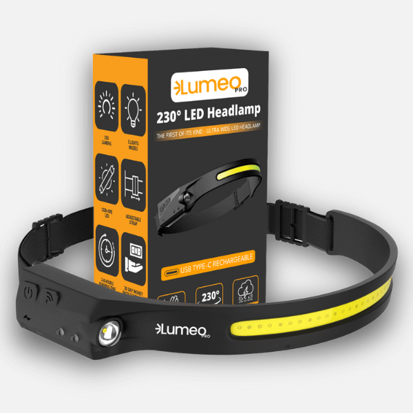 Lumeo Pro 230° Headlamp
