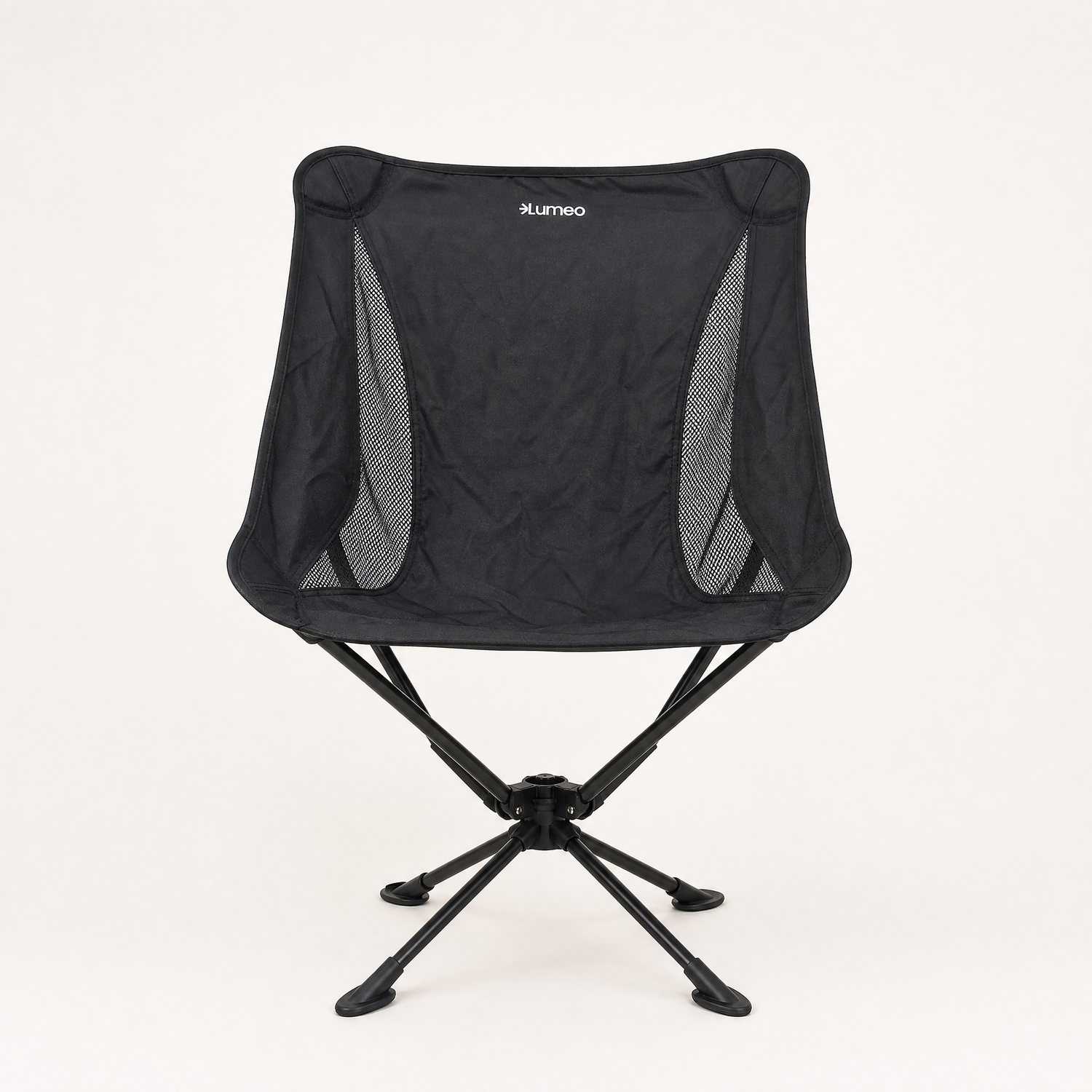 Lumeo QuickFold 360 swivel camping chair, front view