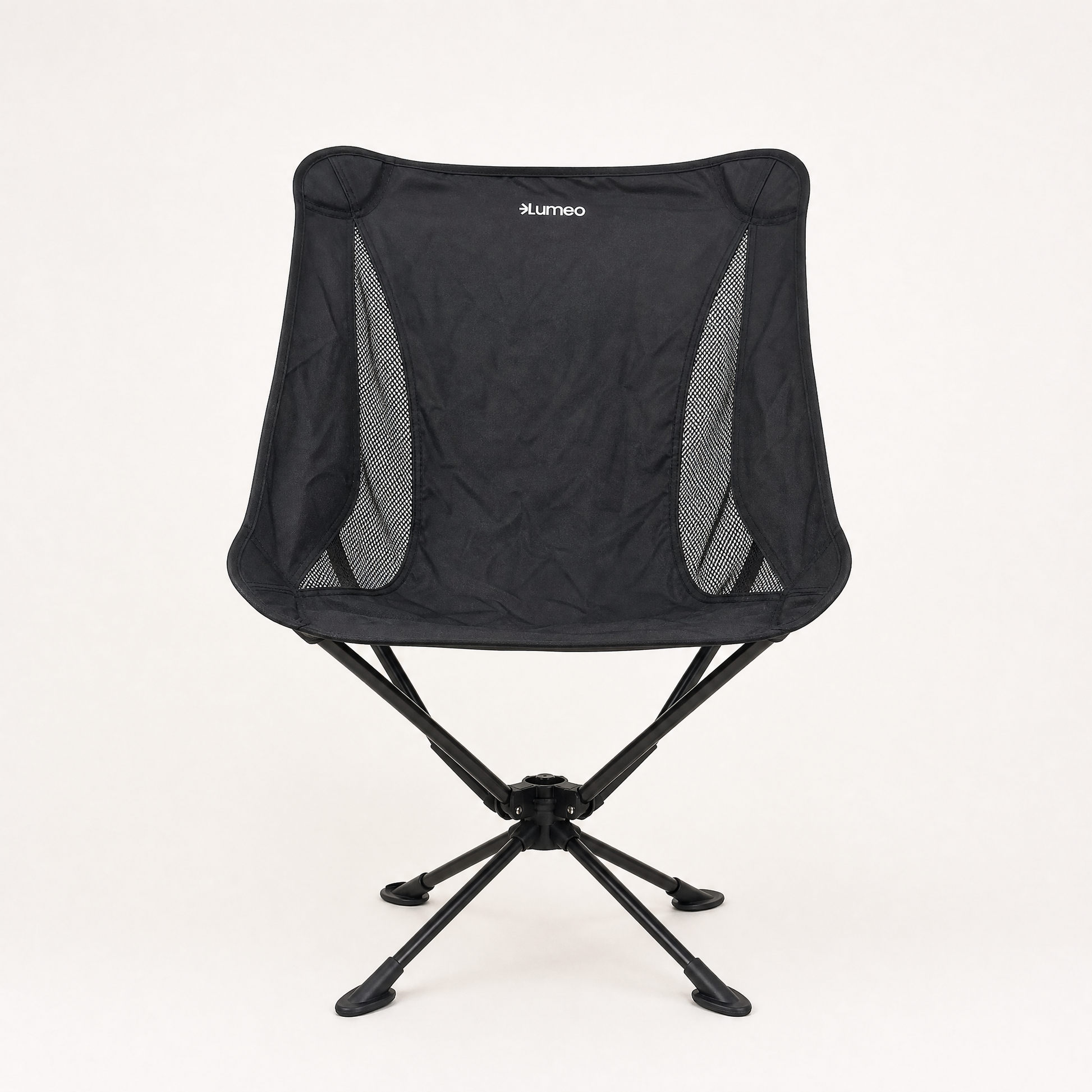 Lumeo QuickFold 360 swivel camping chair, front view