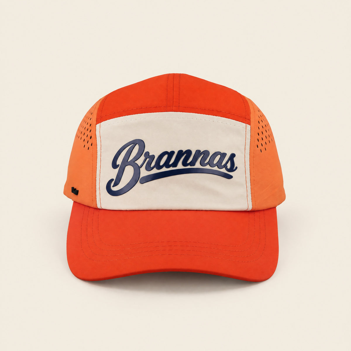 Brannas orange cap, front