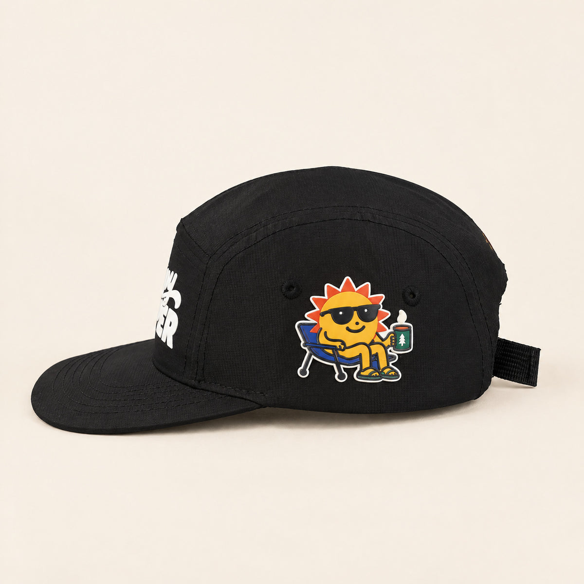 Happy Camper cap, side